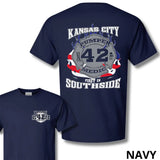 Kansas City Station 42 Pumper Medic Shirt - First In Southside Hoodie — unisex graphic t-shirt, printed to order