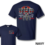 Firefighter Dad T-Shirt — unisex graphic t-shirt, printed to order