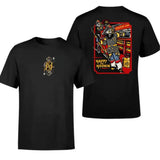 Happy Hookin' Firefighter T-Shirt — unisex graphic t-shirt, printed to order