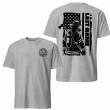 Custom  Firefighter Shirt, Custom Last Name Firefighter Tee, Firefighter Gift for Him, Firefighter Dad Shirt, Fire Department Gift