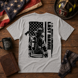 Custom  Firefighter Shirt, Custom Last Name Firefighter Tee, Firefighter Gift for Him, Firefighter Dad Shirt, Fire Department Gift