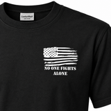No One Fights Alone First Responders Tribute Shirt, Sweatshirt & Hoodie