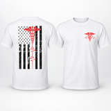 Patriotic EMS Medical Caduceus Flag Shirt, Sweatshirt & Hoodie