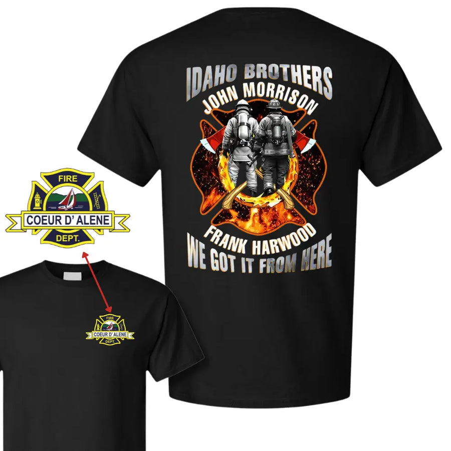 Idaho Brothers Tribute T-Shirt — unisex graphic t-shirt, printed to order