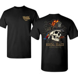 Firefighter Mental Health Awareness Shirt - Worked To Death Graphic Tee — unisex graphic t-shirt, printed to order